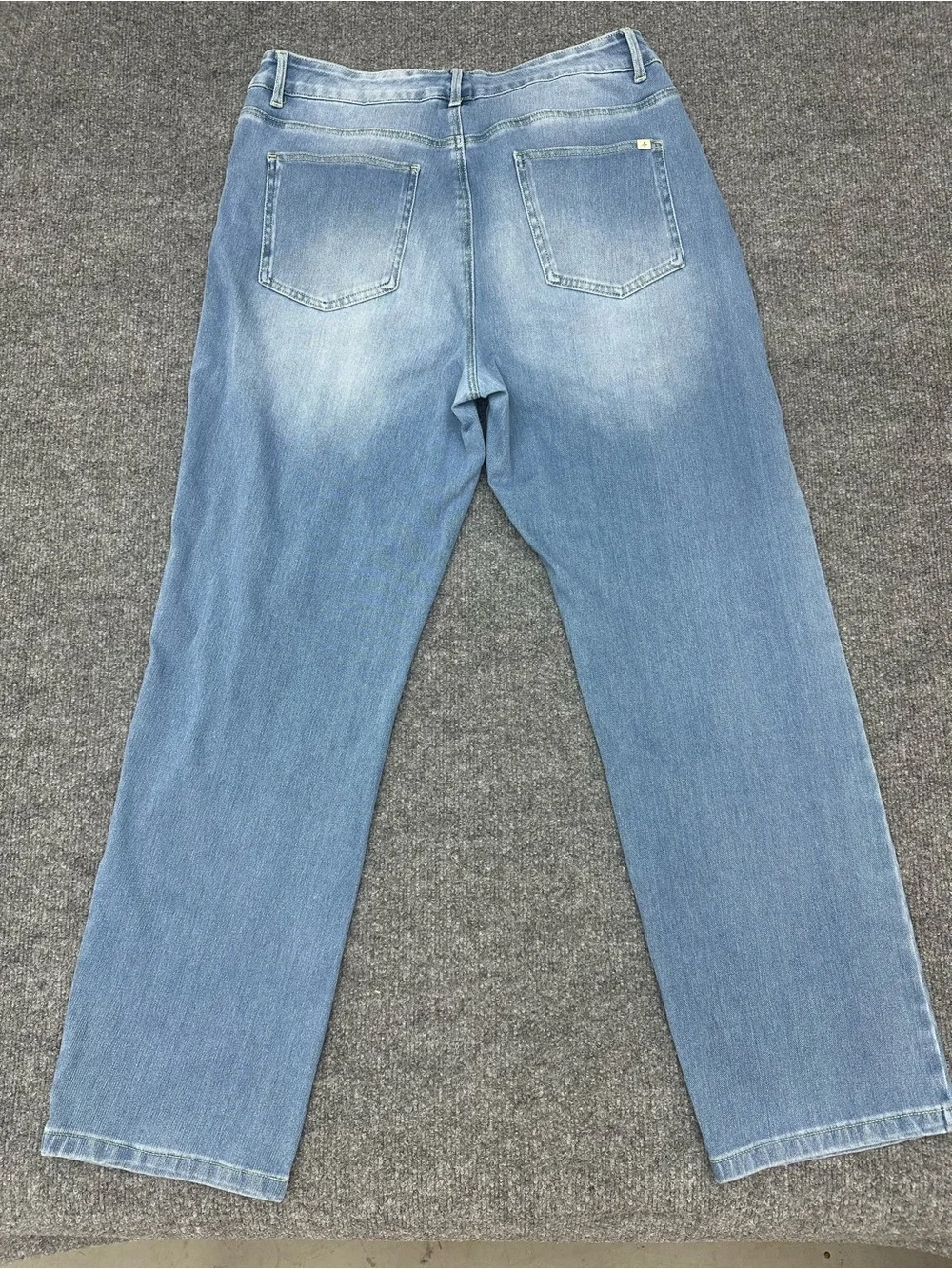 HALARA Light Blue Straight Leg Jeans for Women